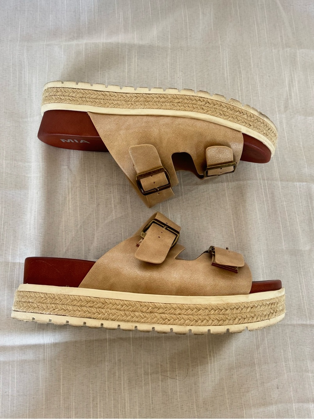MIA Women's Kely Flatform Sandals Size 10M - Picture 4 of 10
